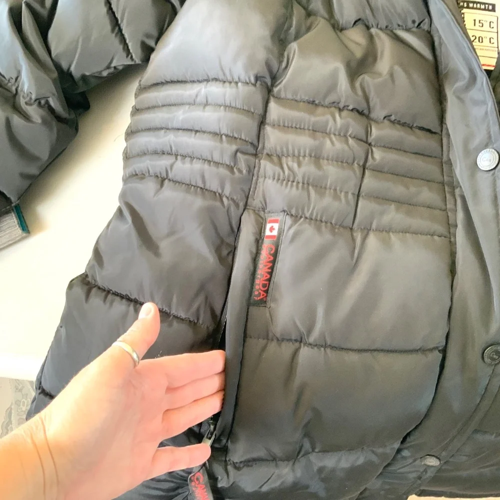 PLUS SIZE! Canada Weather Gear Parka Fur Hood Black Winter Coat Womens Size 1X